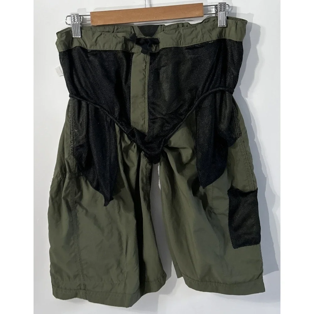 Mens Boy Scouts Mesh Lined Swim Cargo Shorts Sz Med Waterproof Pouch